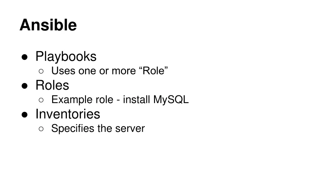 ansible 1