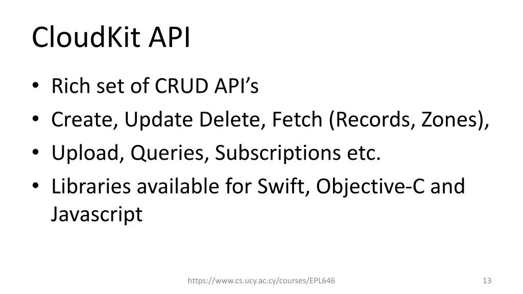 cloudkit api