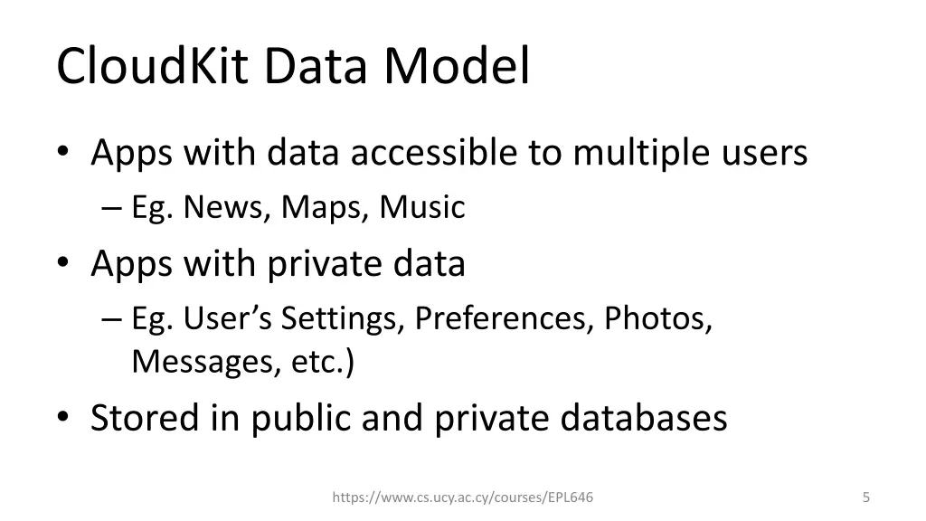 cloudkit data model 1