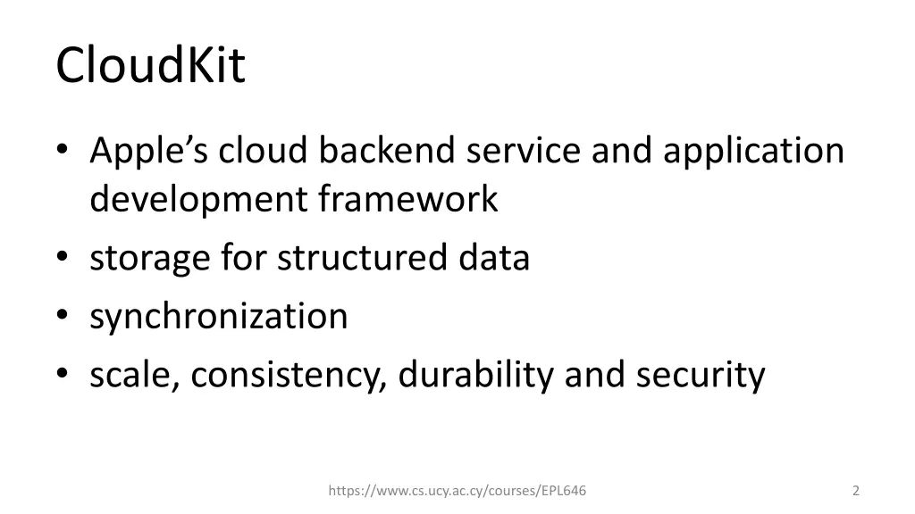 cloudkit