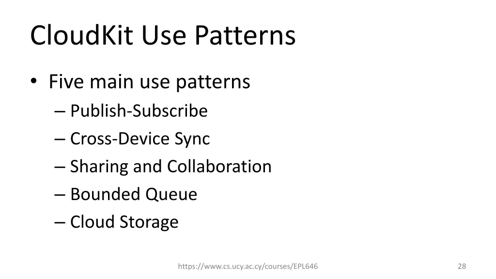 cloudkit use patterns