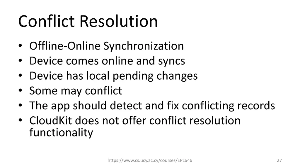 conflict resolution