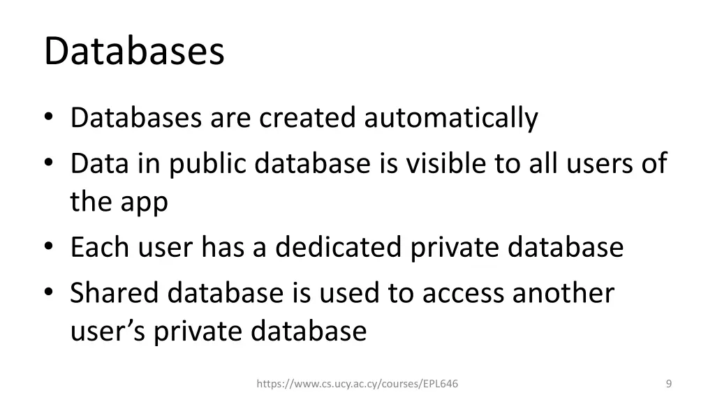 databases 1