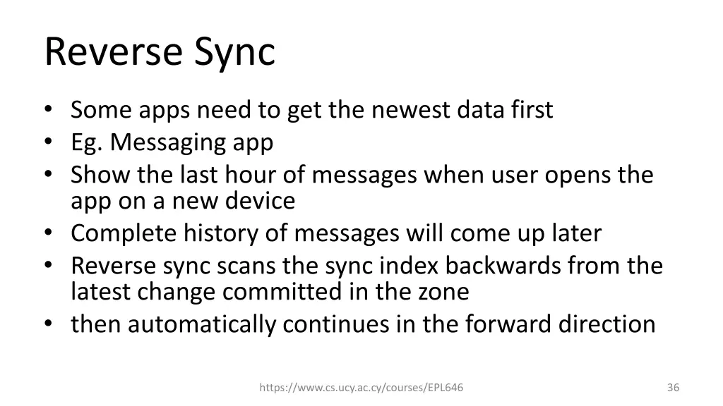 reverse sync