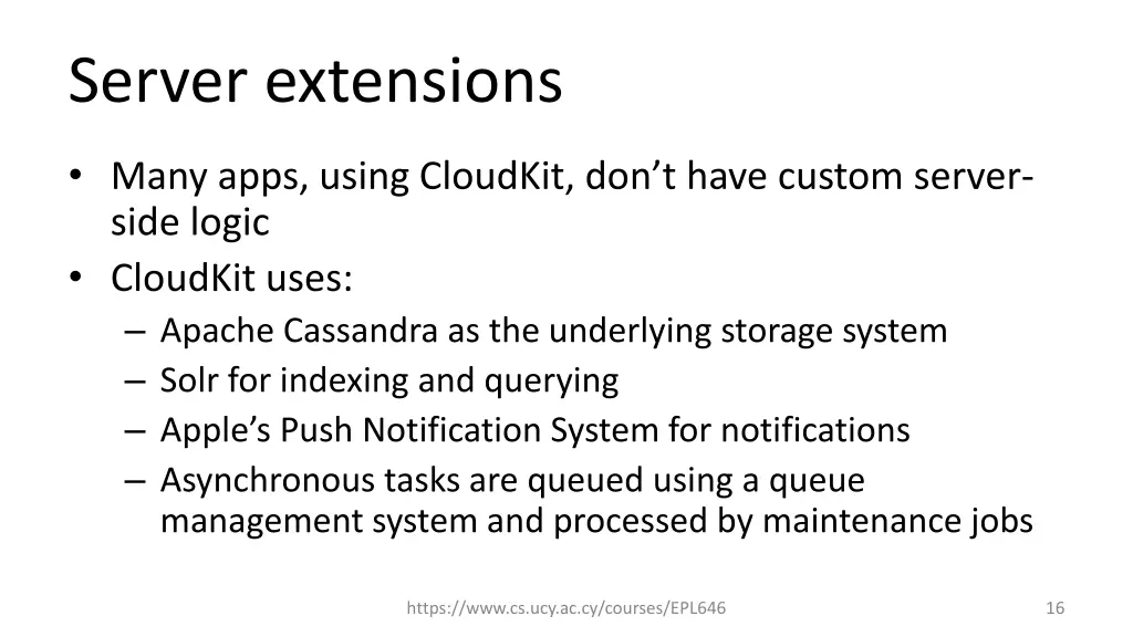 server extensions