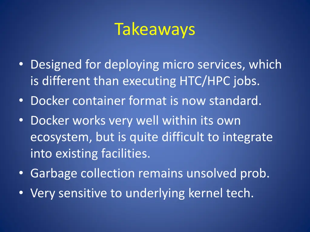 takeaways