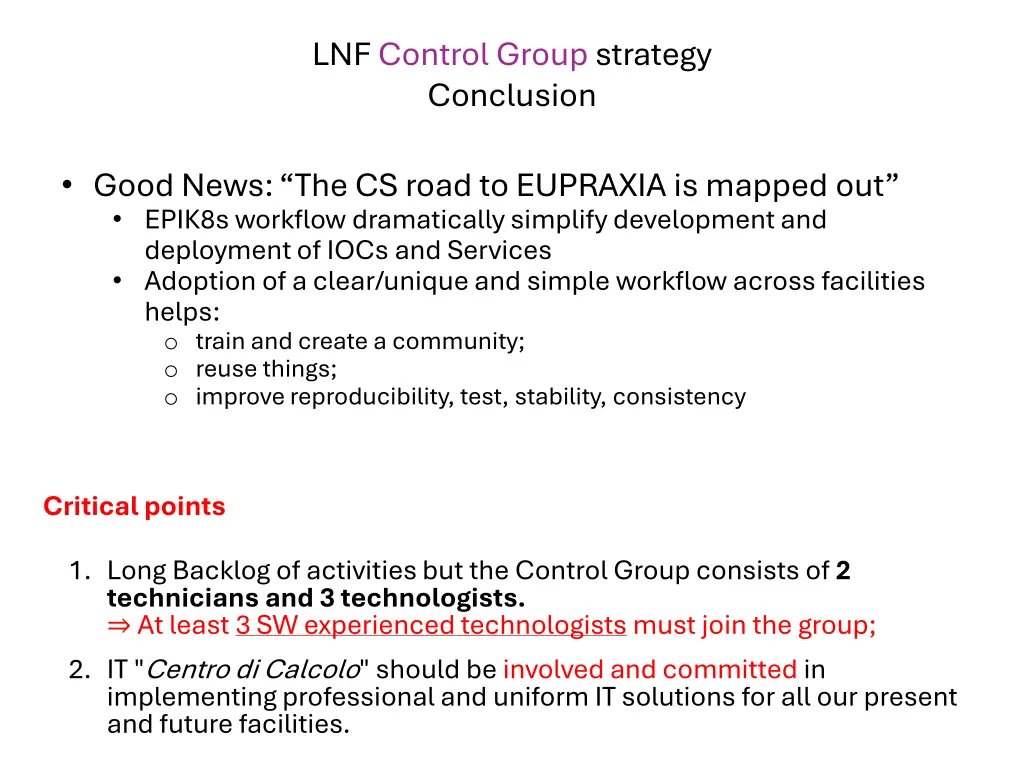 lnf control group strategy conclusion