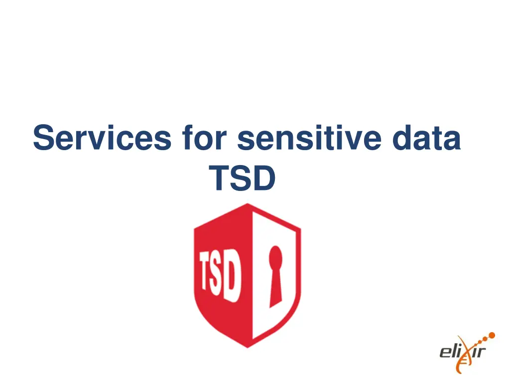 services for sensitive data tsd