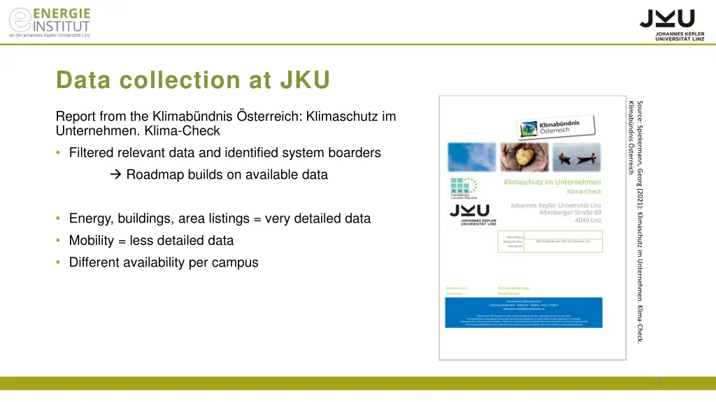 data collection at jku 1