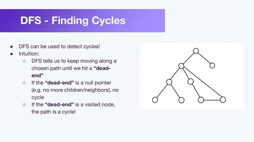 dfs finding cycles