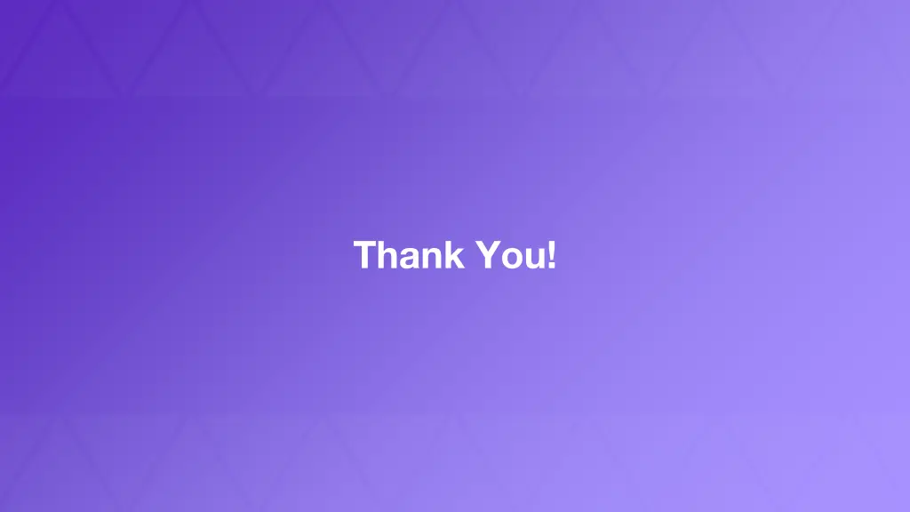 thank you
