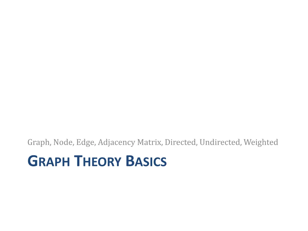 graph node edge adjacency matrix directed