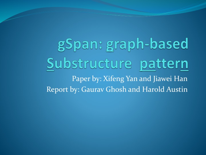 paper by xifeng yan and jiawei han report