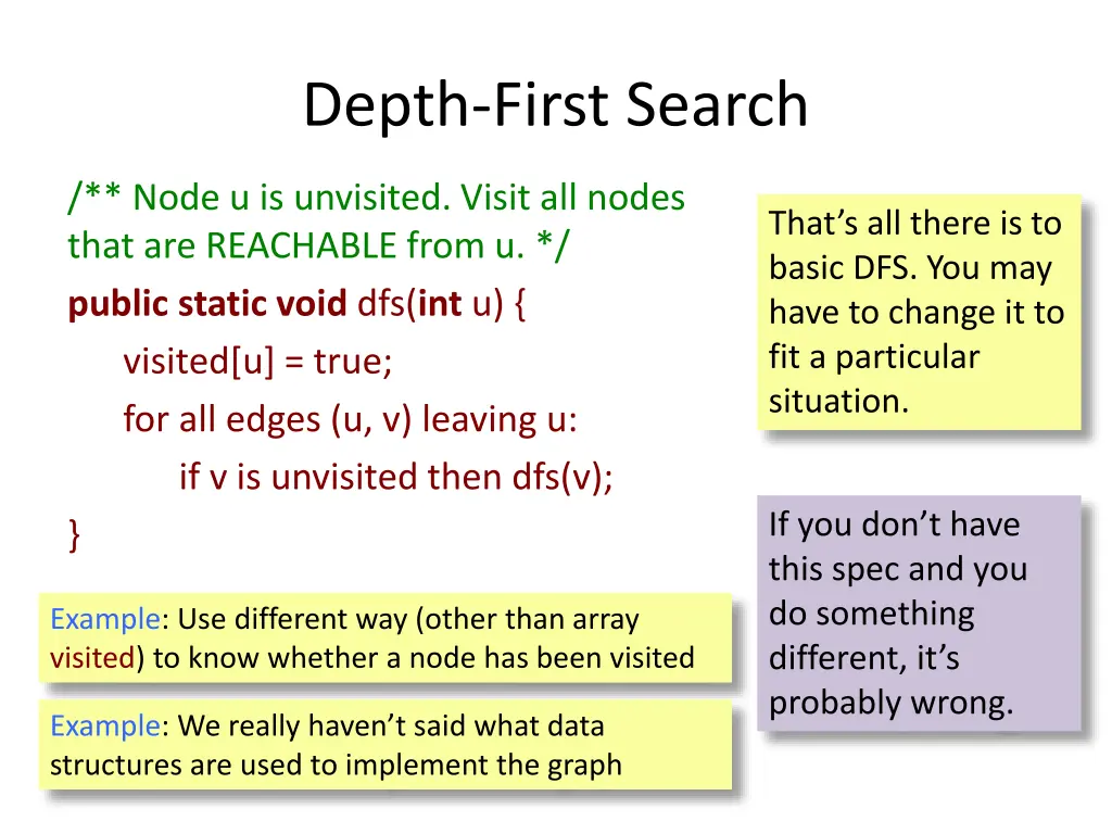 depth first search 19