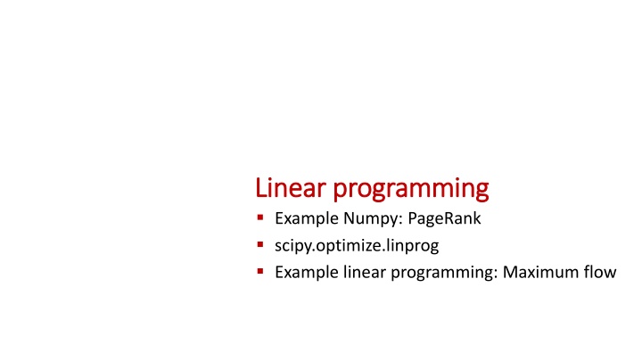 linear linear programming programming example