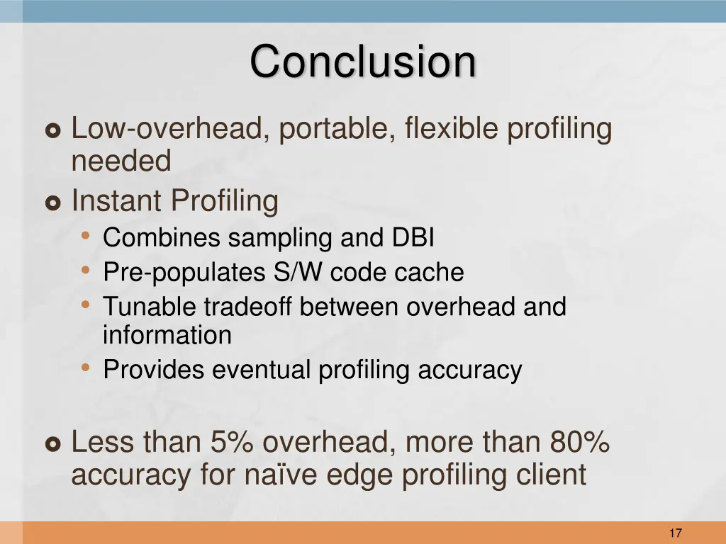 conclusion