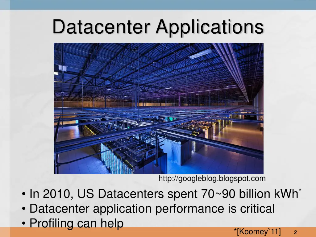 datacenter applications