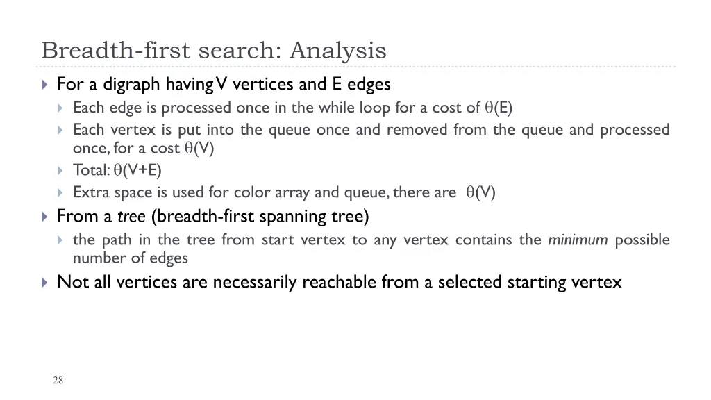 breadth first search analysis