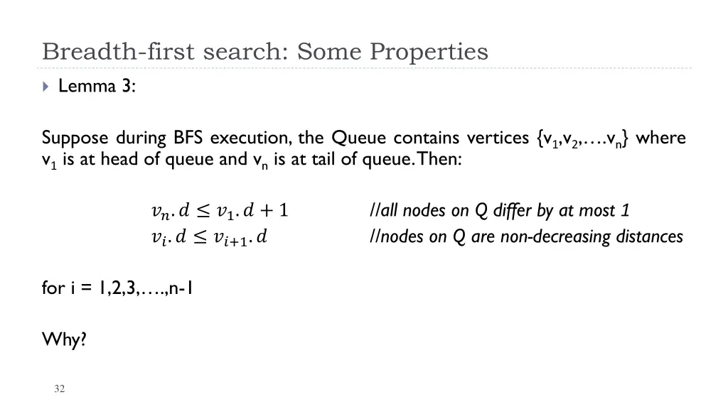 breadth first search some properties 2