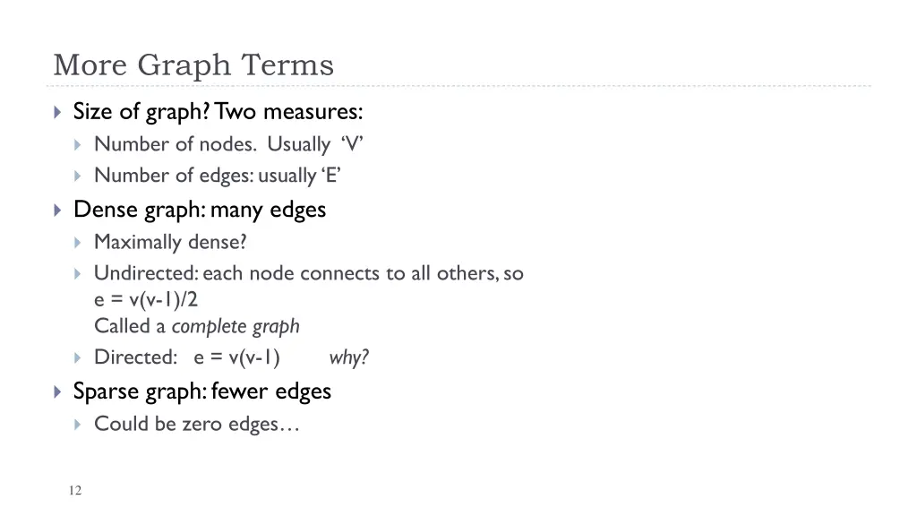 more graph terms