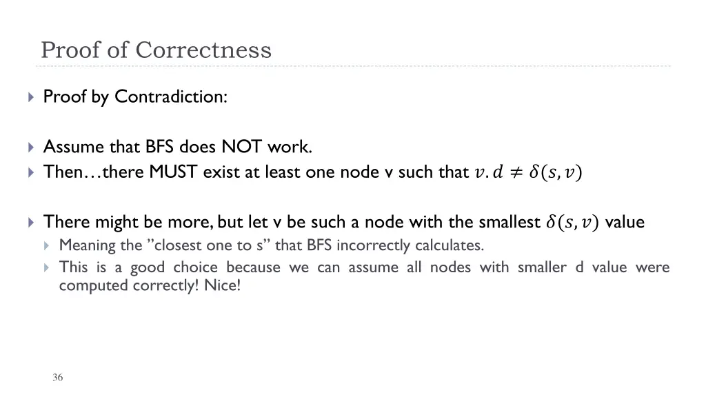 proof of correctness 1