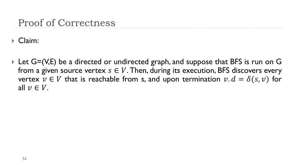 proof of correctness