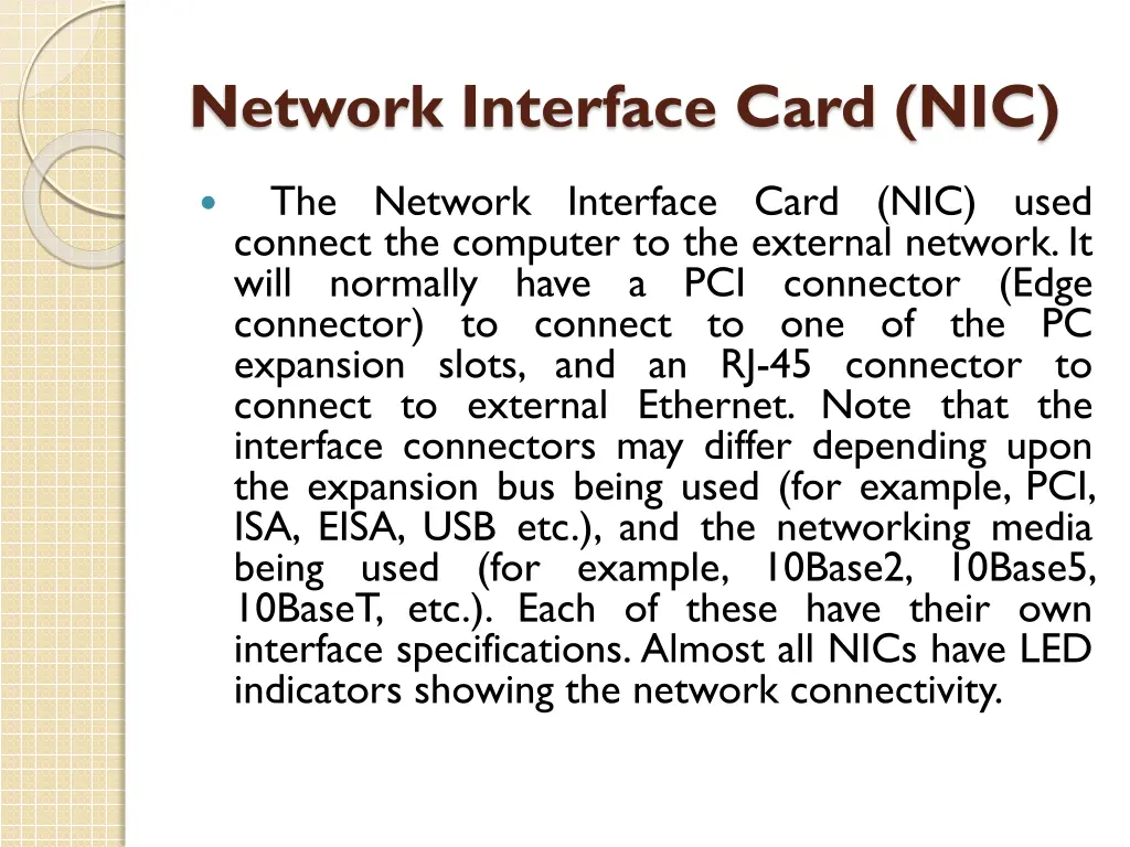 network interface card nic