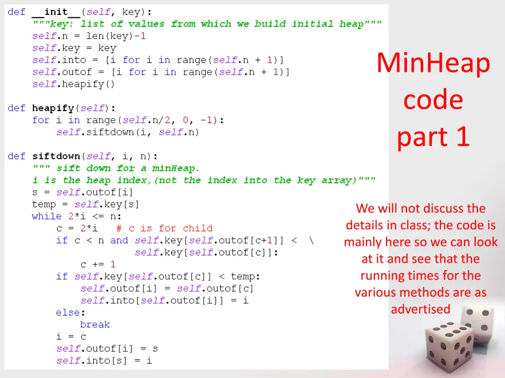 minheap code part 1