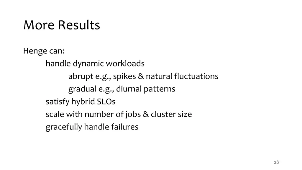 more results