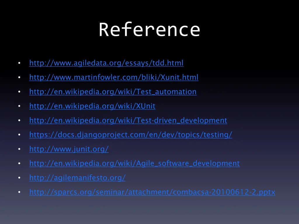 reference