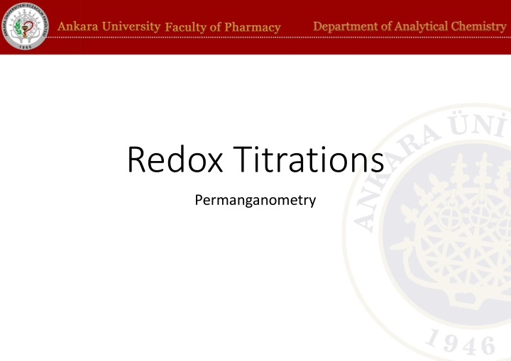 redox titrations