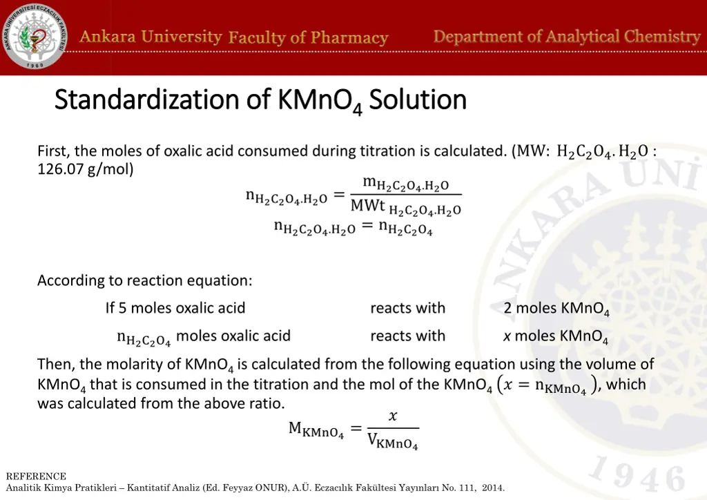 standardization of kmno standardization of kmno 1