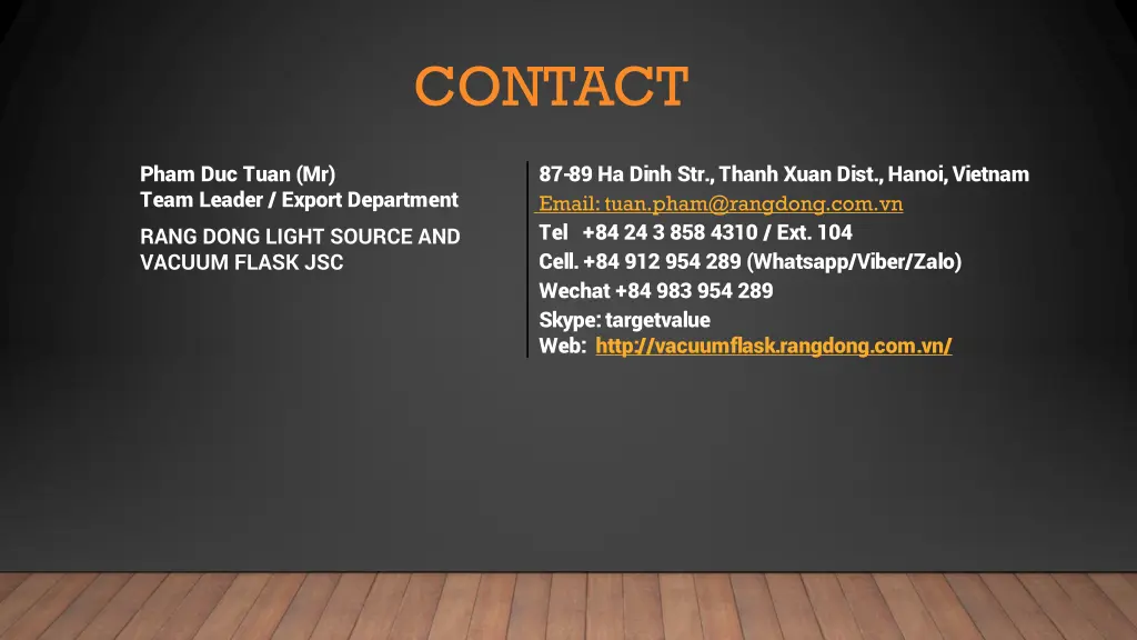 contact