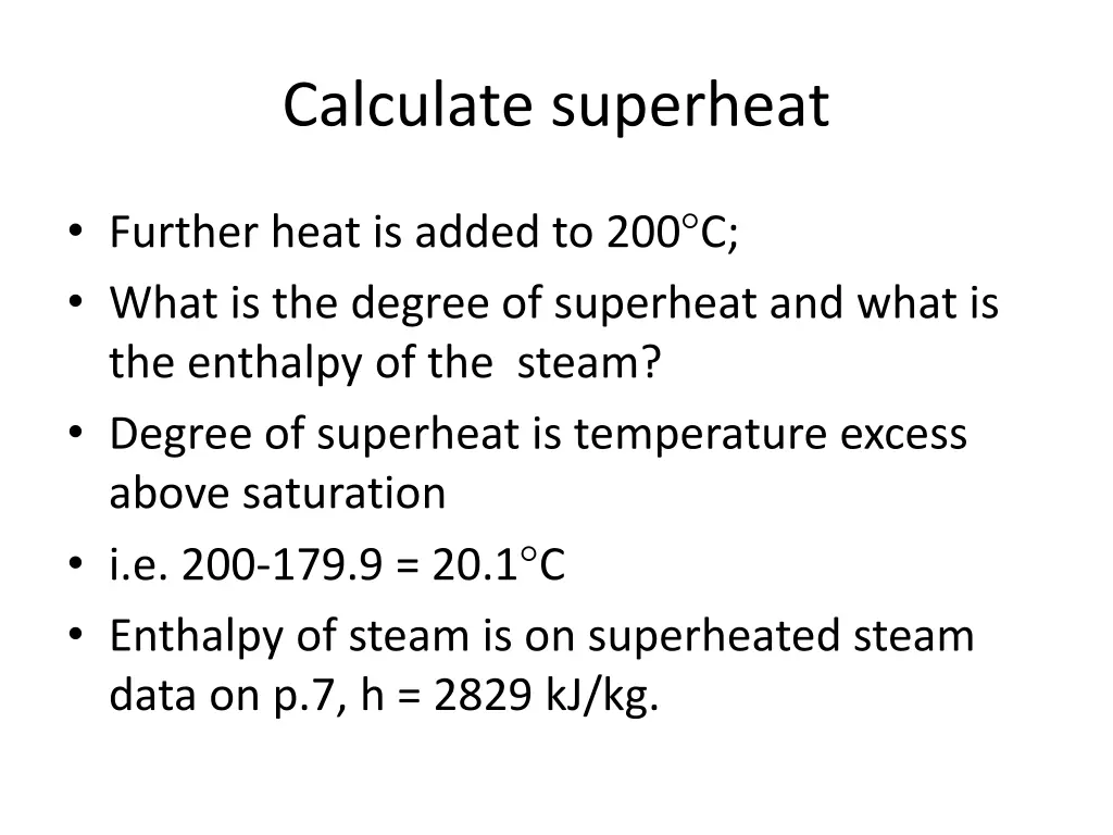 calculate superheat