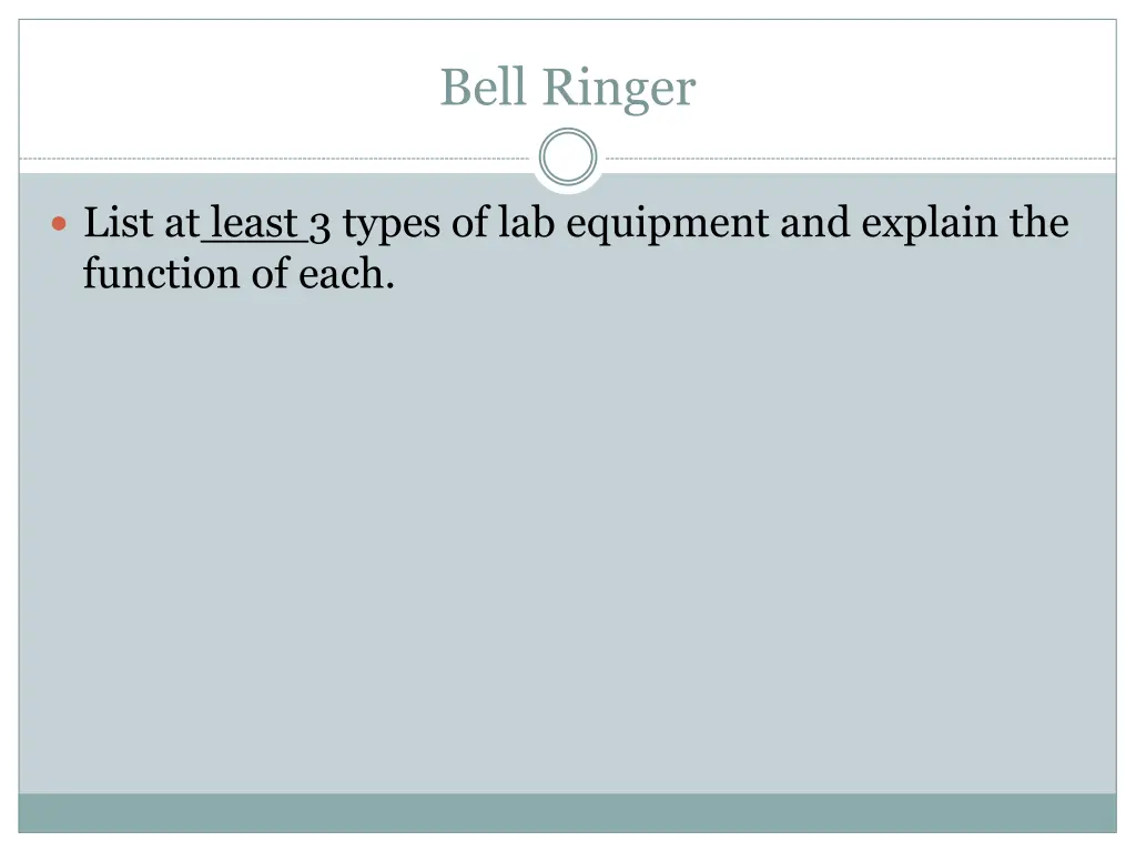 bell ringer
