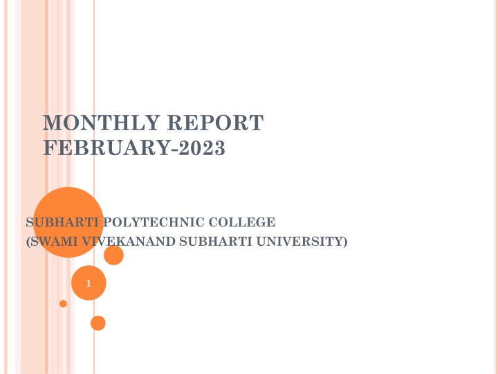 monthly report february 2023