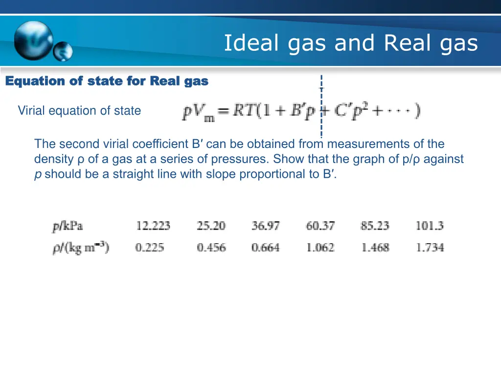 ideal gas and real gas 8