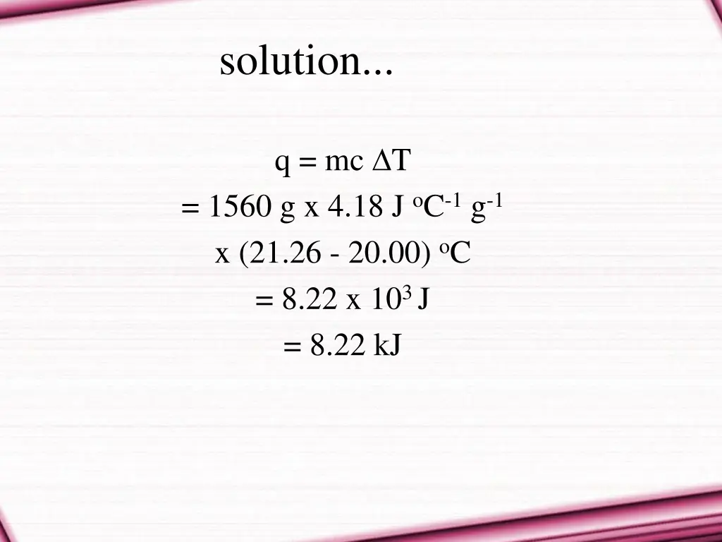 solution