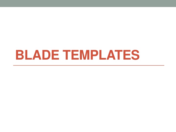blade templates