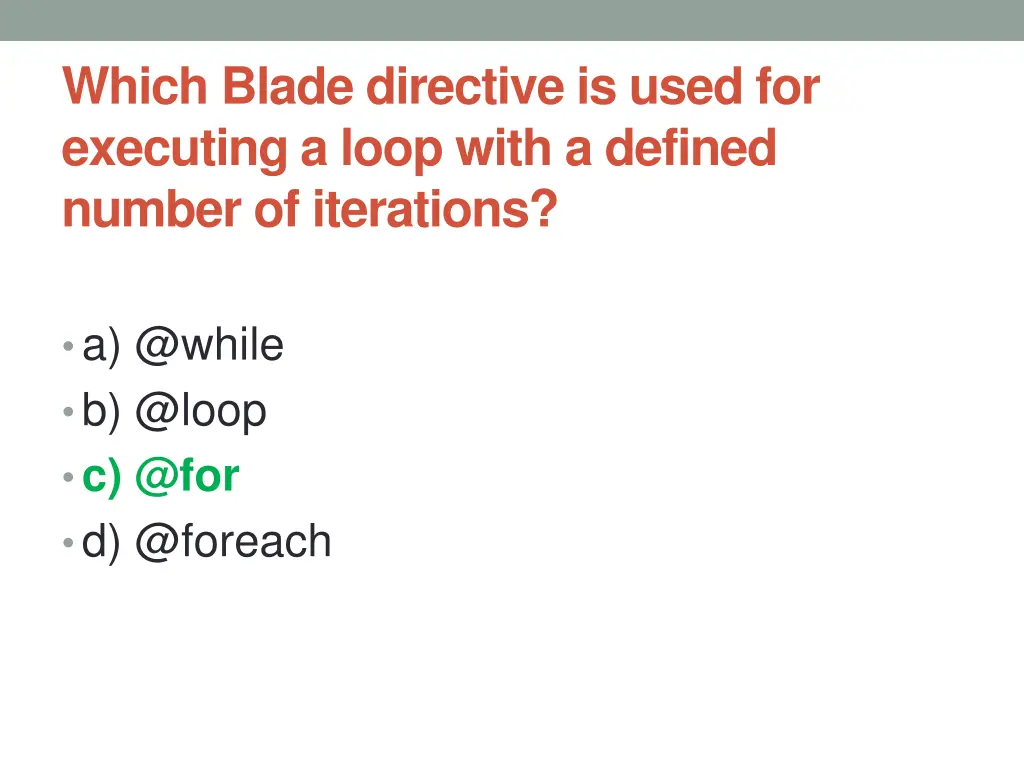 which blade directive is used for executing