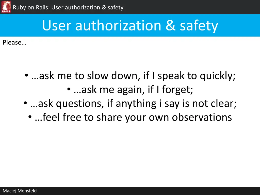 ruby on rails user authorization safety user