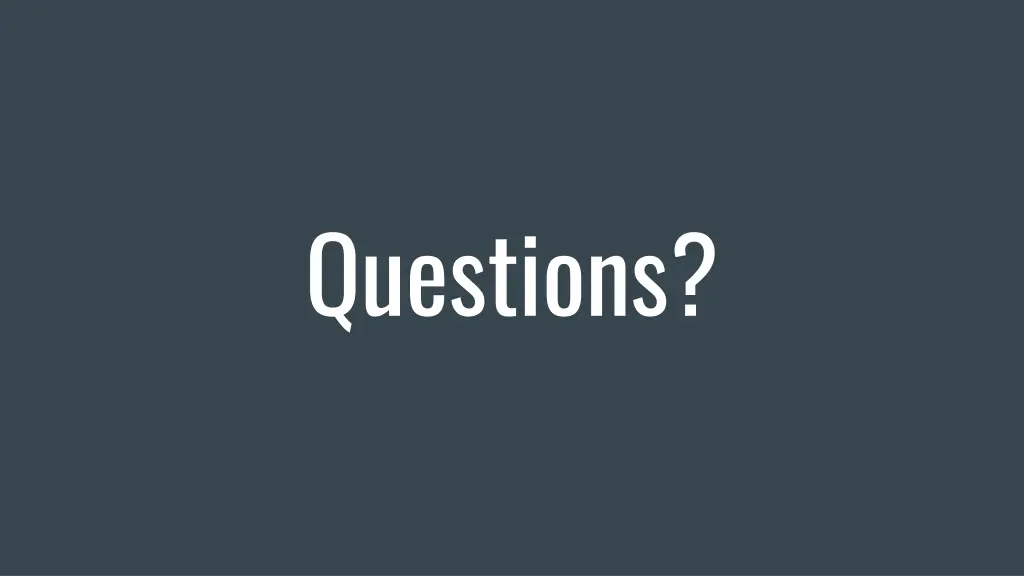 questions