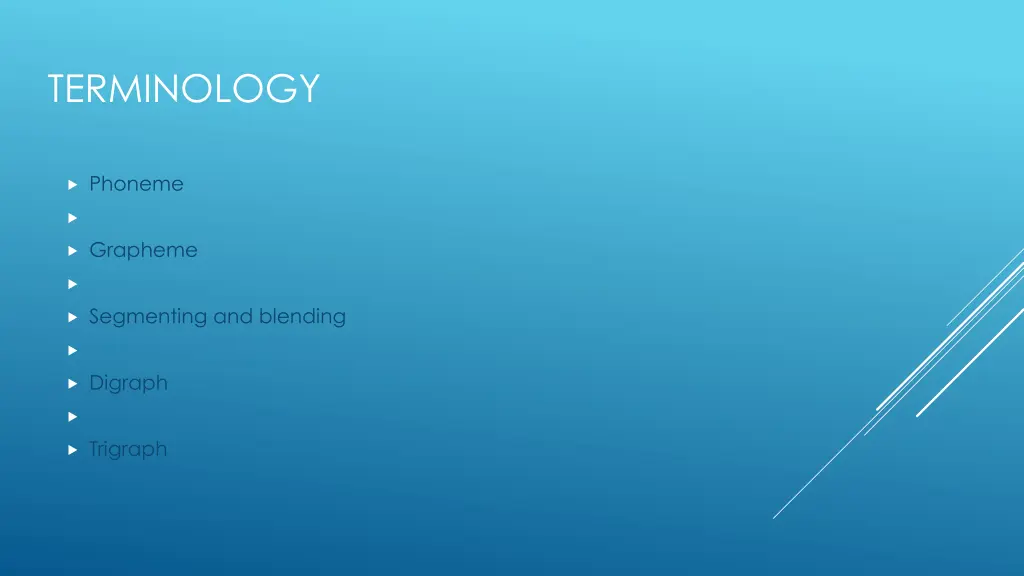 terminology