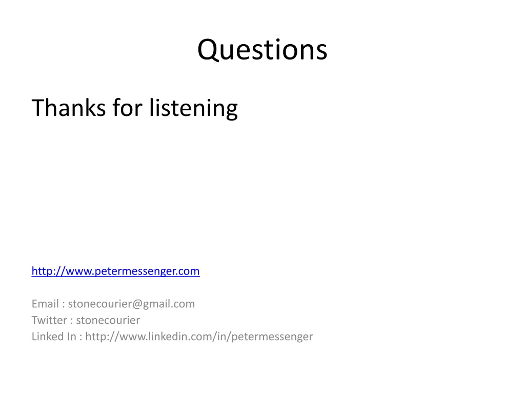 questions