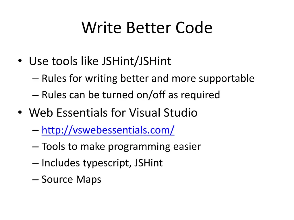 write better code 1