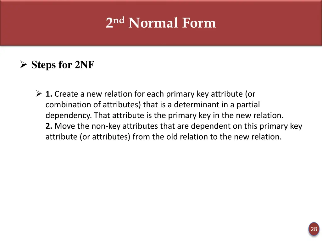 2 nd normal form 1