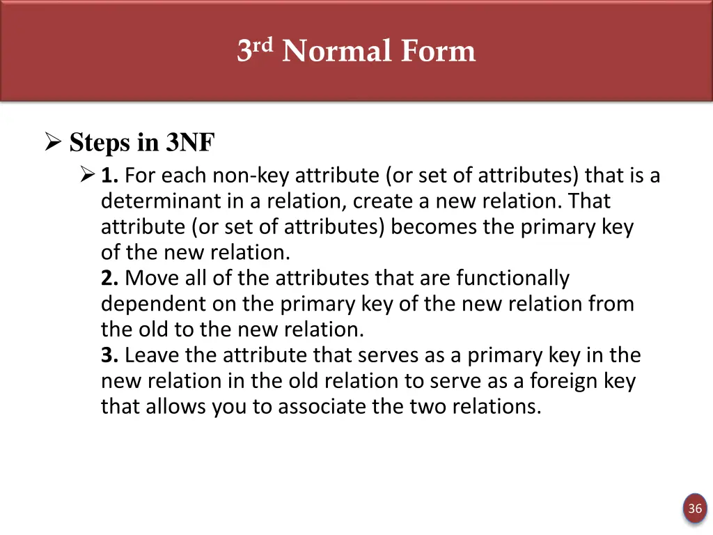 3 rd normal form 1