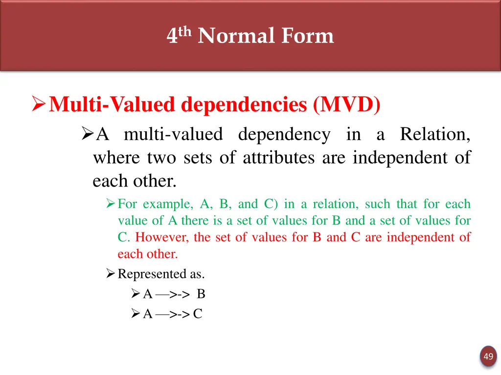 4 th normal form 1