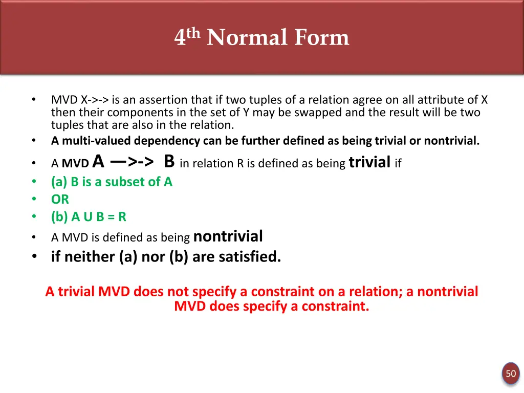 4 th normal form 2