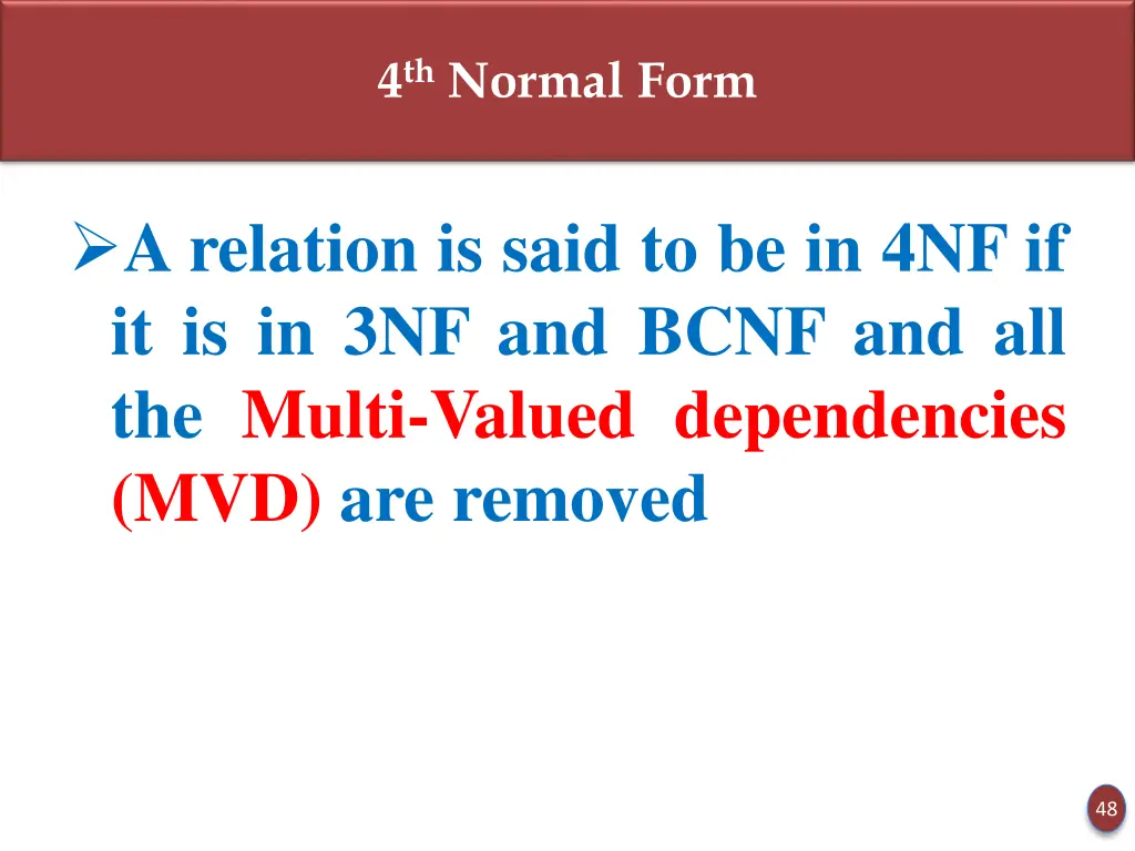 4 th normal form